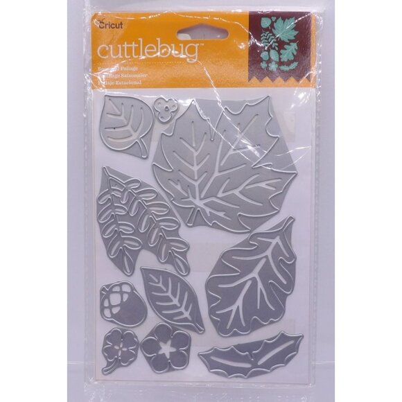 Cricut Cuttlebug Seasonal Foliage Die Set 2003467 - Picture 1 of 2